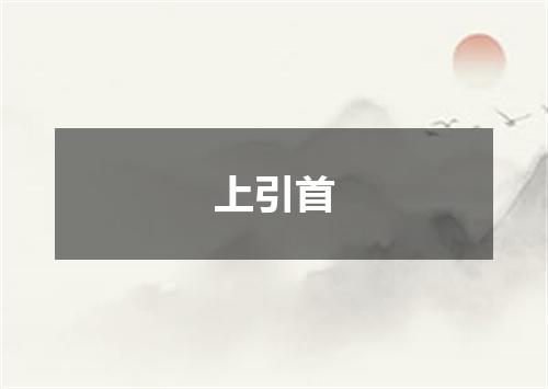 上引首