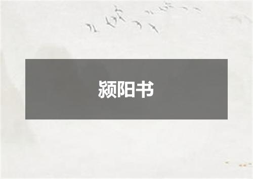 颍阳书