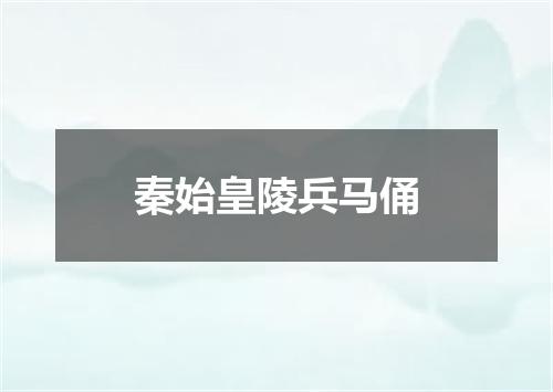 秦始皇陵兵马俑