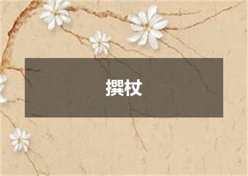 撰杖