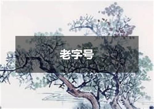 老字号