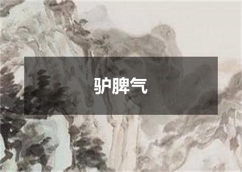驴脾气