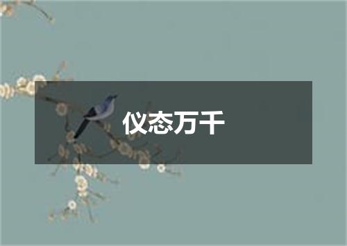 仪态万千