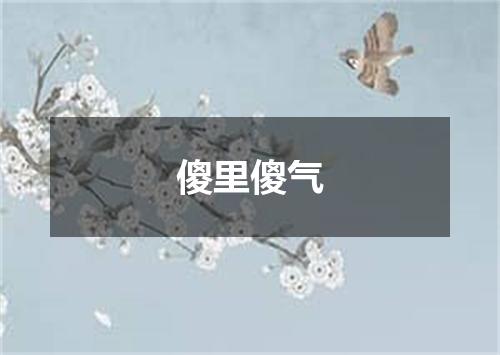 傻里傻气