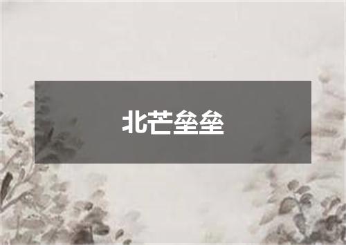 北芒垒垒