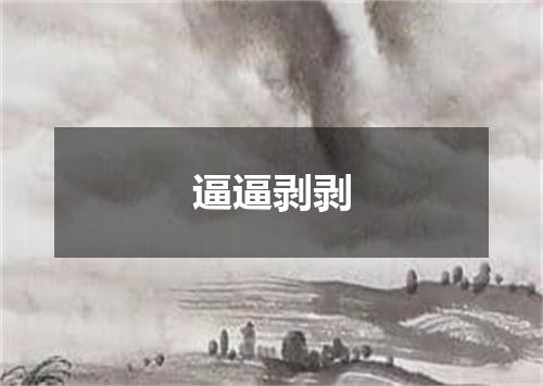 逼逼剥剥