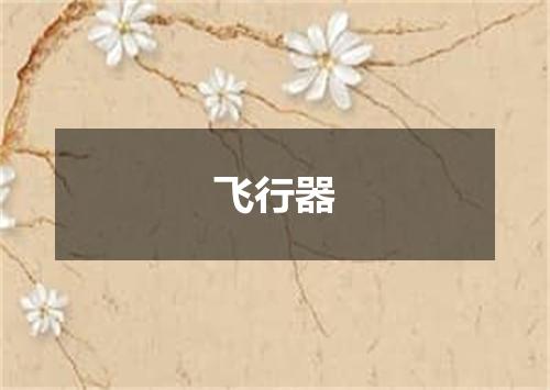飞行器