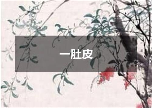 一肚皮