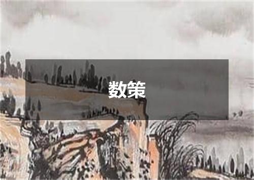 数策