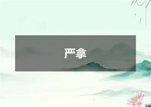 严拿