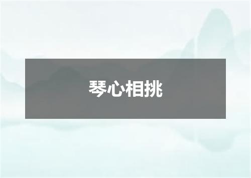 琴心相挑