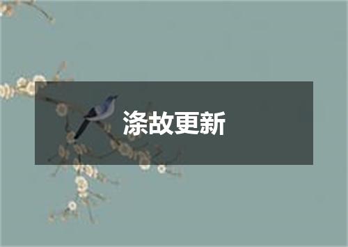 涤故更新