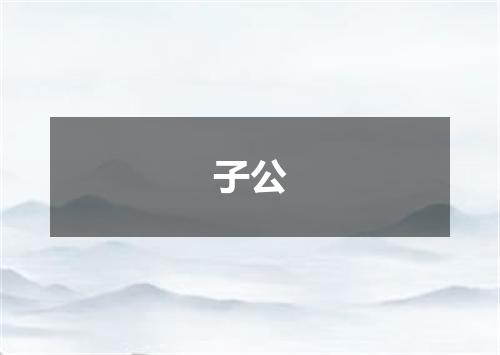 子公
