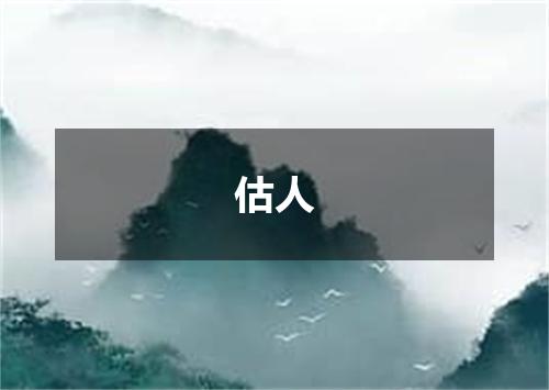 估人
