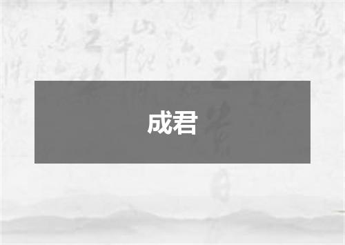 成君