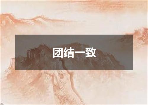 团结一致