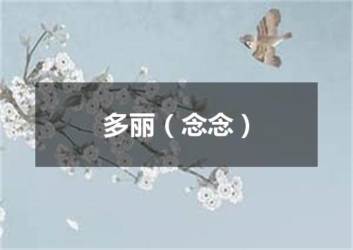 多丽（念念）