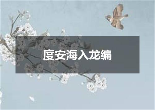 度安海入龙编
