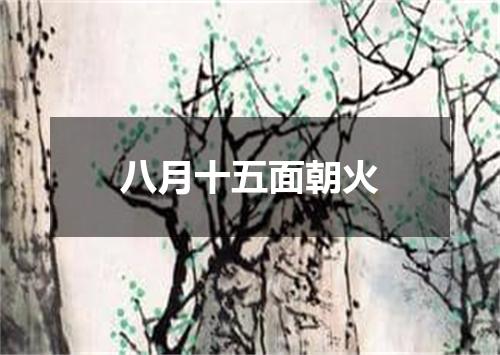 八月十五面朝火
