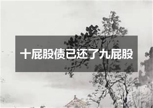 十屁股债已还了九屁股