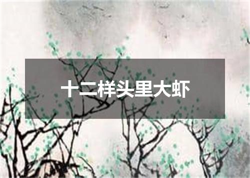 十二样头里大虾