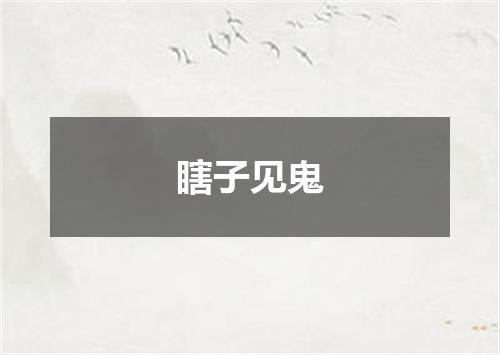 瞎子见鬼