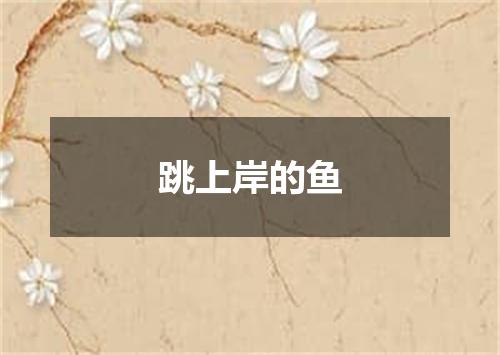 跳上岸的鱼