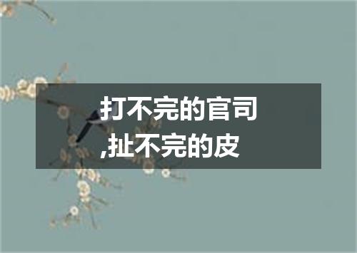 打不完的官司,扯不完的皮