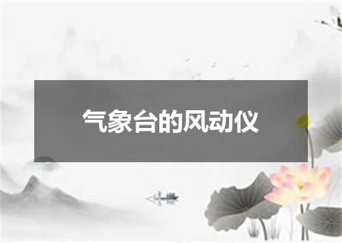 气象台的风动仪
