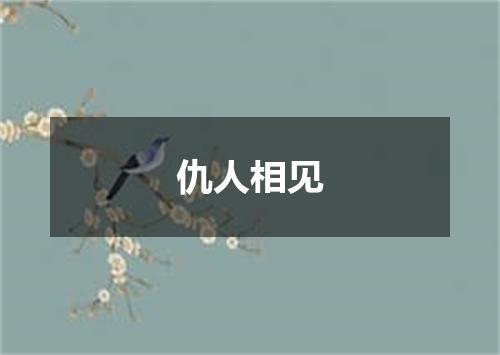 仇人相见