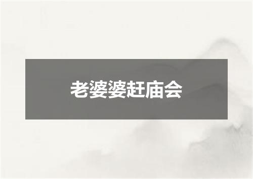 老婆婆赶庙会