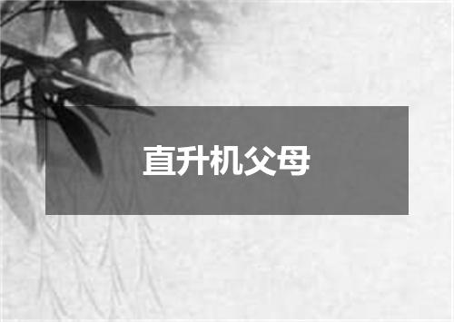 直升机父母