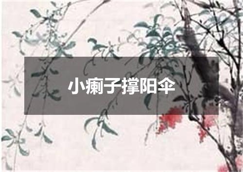 小瘌子撑阳伞
