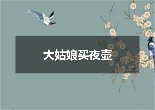 大姑娘买夜壶