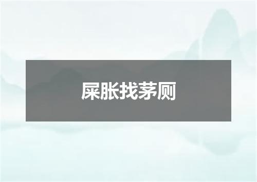 屎胀找茅厕