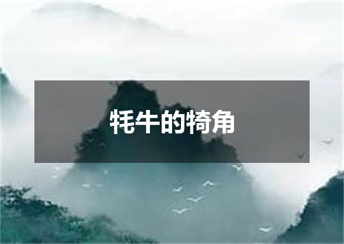 牦牛的犄角