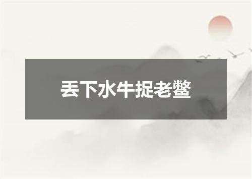 丢下水牛捉老鳖