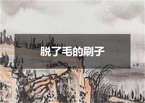 脱了毛的刷子