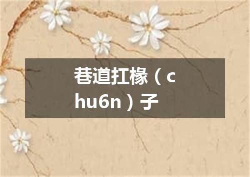 巷道扛椽（chu6n）子