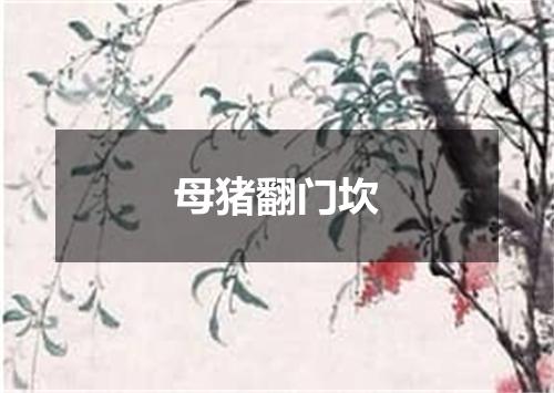 母猪翻门坎