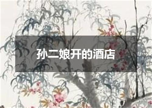 孙二娘开的酒店