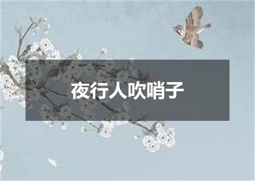 夜行人吹哨子