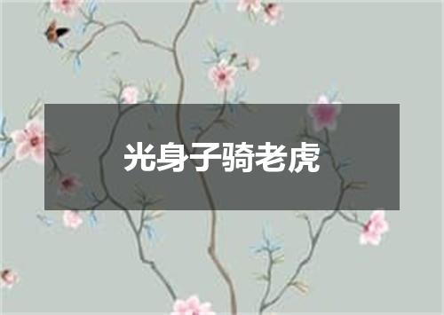 光身子骑老虎