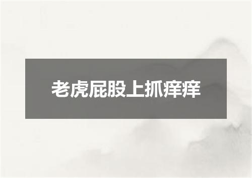 老虎屁股上抓痒痒