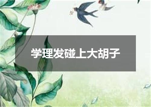 学理发碰上大胡子