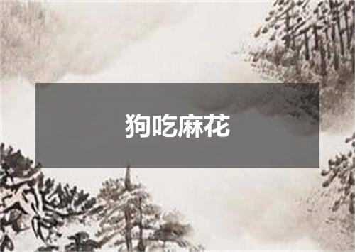 狗吃麻花