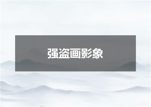 强盗画影象