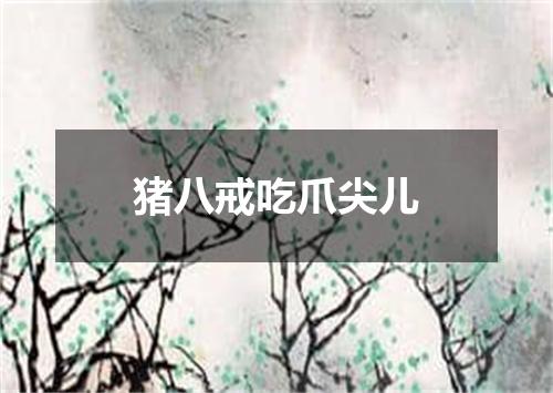 猪八戒吃爪尖儿