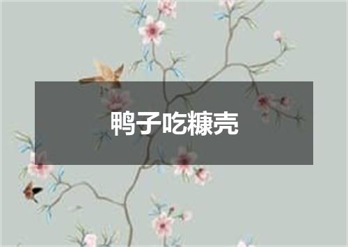 鸭子吃糠壳
